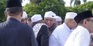 Ribuan Jemaah Padati Halaman Kantor Wali Kota Tidore untuk Salat Idulfitri 1447 H