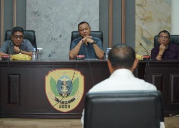 Abubakar Nurdin Jalani Uji Kelayakan Terakhir Calon Direktur Perumda Ake Mayora