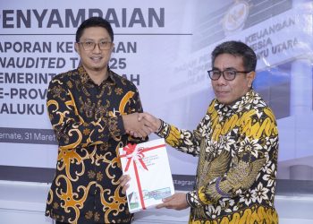 Pemkot Tidore Kepulauan Serahkan LKPD 2025 ke BPK Maluku Utara Tepat Waktu