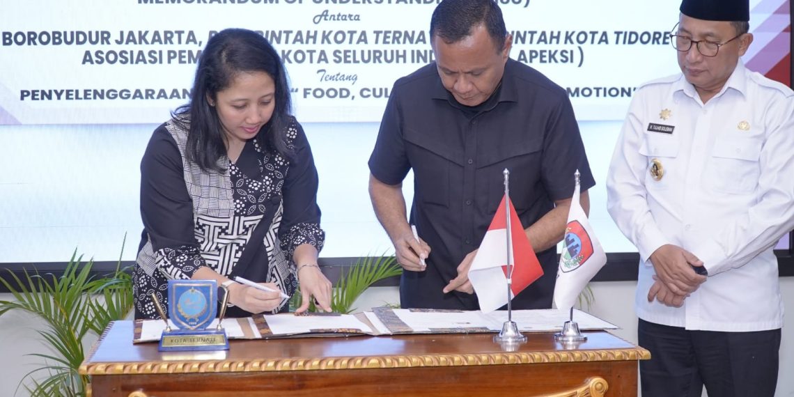 Kolaborasi Bersejarah: Ternate-Tidore Teken MoU Promosi Wisata dengan Hotel Borobudur & APEKSI