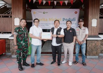 Harita Nickel Salurkan Bantuan Logistik bagi Warga Terdampak Gempa Ternate dan Batang Dua