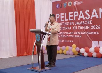 Pemkot Tidore Kepulauan Resmi Lepas Kontingen Jamnas XII Tahun 2026