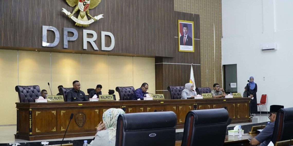 Paripurna DPRD Tidore, Empat Fraksi Sampaikan Pandangan Umum Ranperda APBD-P 2026