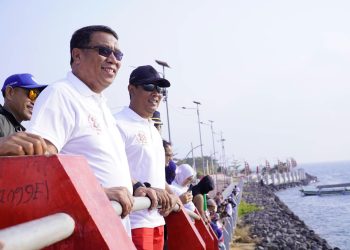Sekda Tidore Buka Lomba Mancing Mania Sambut HUT ke-81 TNI di Pantai Tugulufa