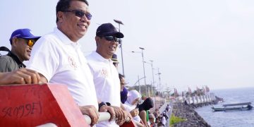 Sekda Tidore Buka Lomba Mancing Mania Sambut HUT ke-81 TNI di Pantai Tugulufa