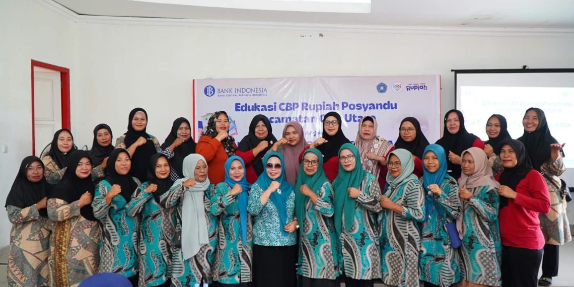 Hadiri Edukasi CBP Rupiah, Ketua TP PKK Tidore Ajak Ibu-Ibu Peduli dan Cinta Mata Uang Rupiah